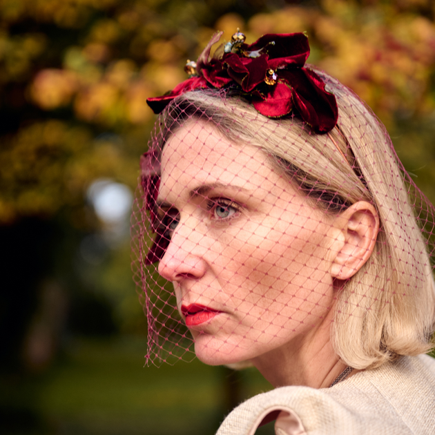 Rose Hart Veil Hire Jess Collett Milliner