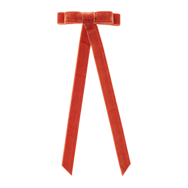 The Verity Tail Bow - Coral