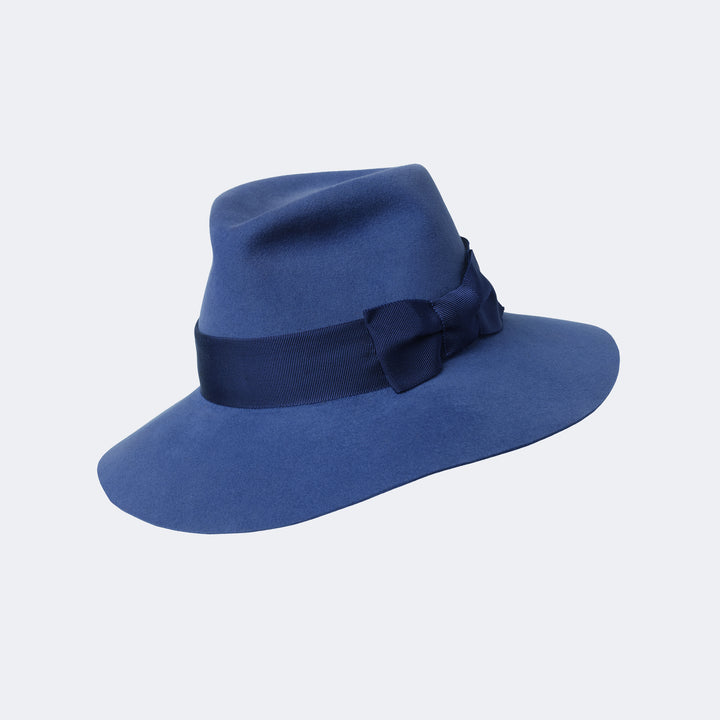 The Brigitte Trilby - Deep Lavender