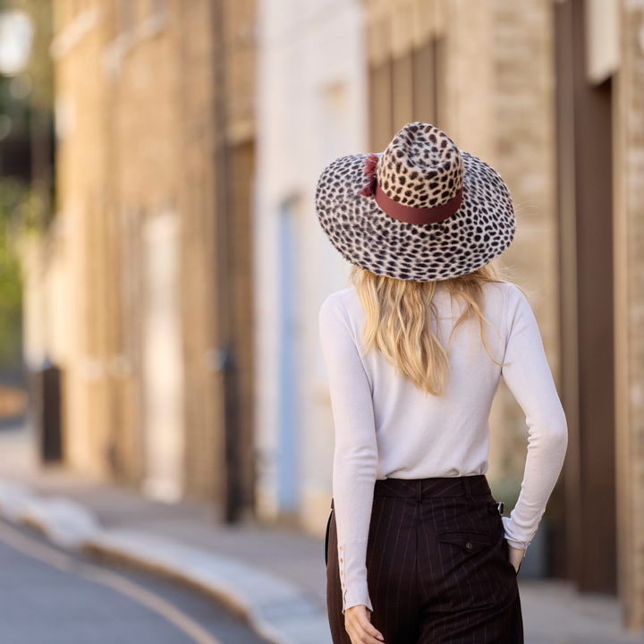 The Brigitte Trilby - Leopard