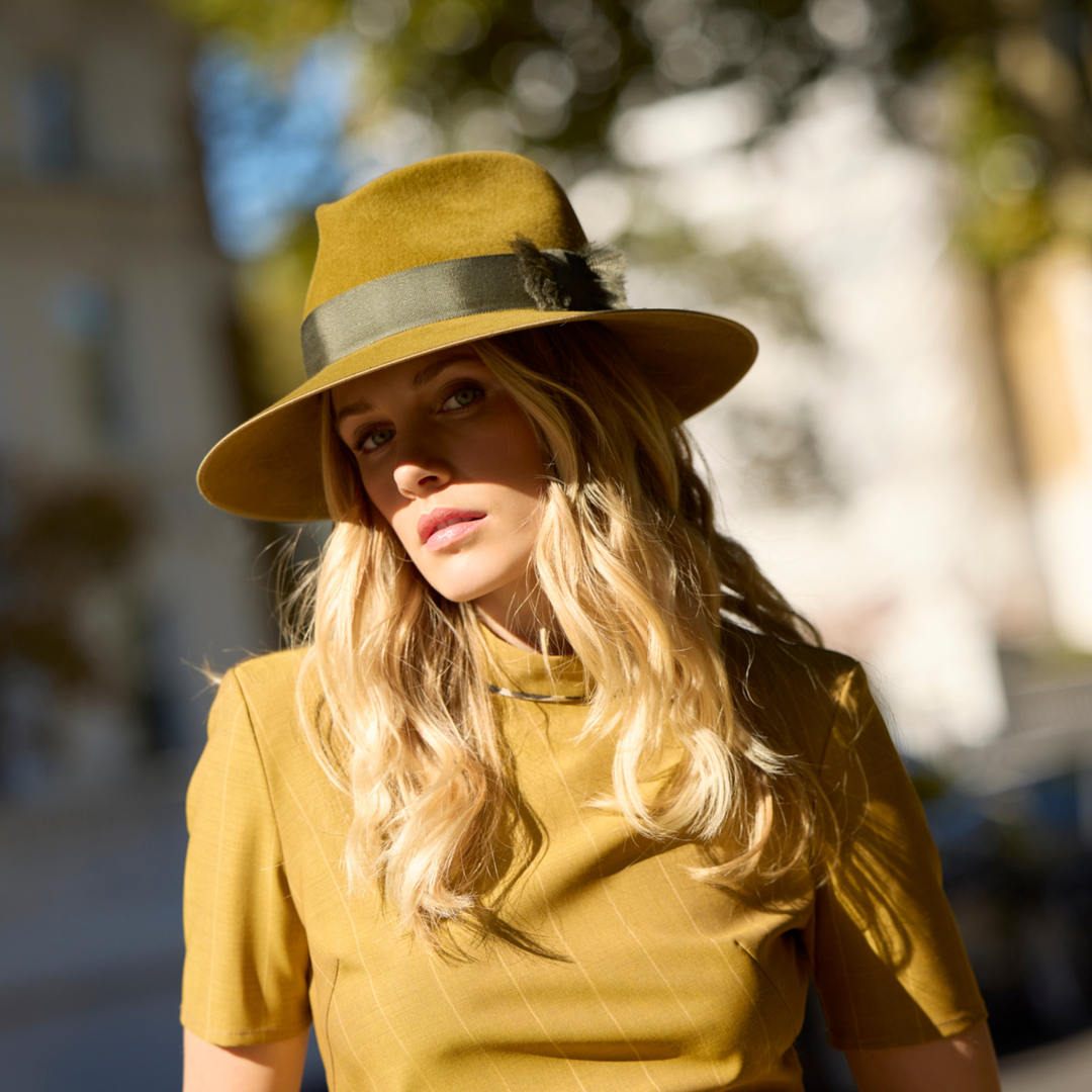 The Phoenix Fedora - Antique Gold