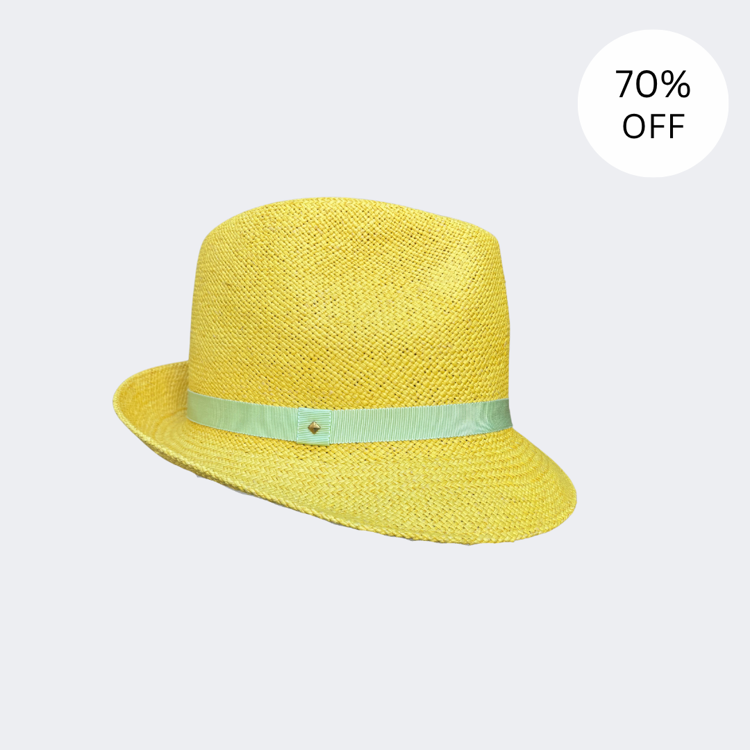 SALE | Toquilla Blaze Panama - Yellow [Medium 57cm]