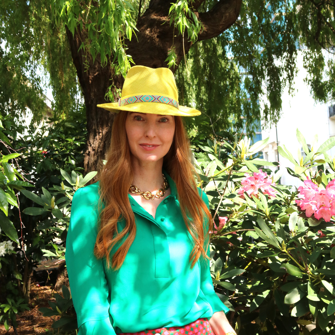 SALE | Jackson Panama Trilby - Yellow [58cm]