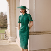 JCM x Cefinn: Alice Boater - Emerald