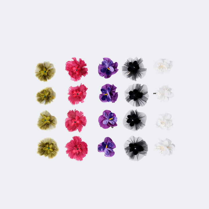 Silk Flower Clips