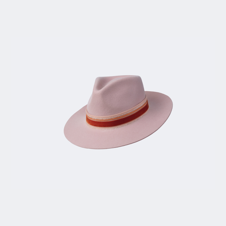Golborne Trilby - Blush 'Rockabilly'