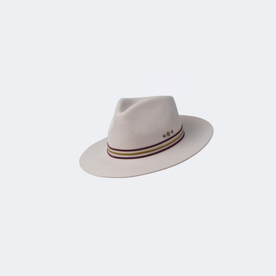 Golborne Trilby - Coconut 'Rockabilly' with Star Studs