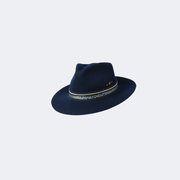 Golborne Trilby - Navy 'Yankee' with Feather