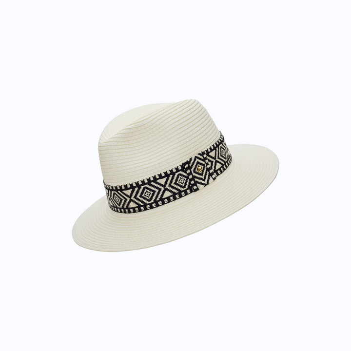 Ivory World Traveller - Black Geometric