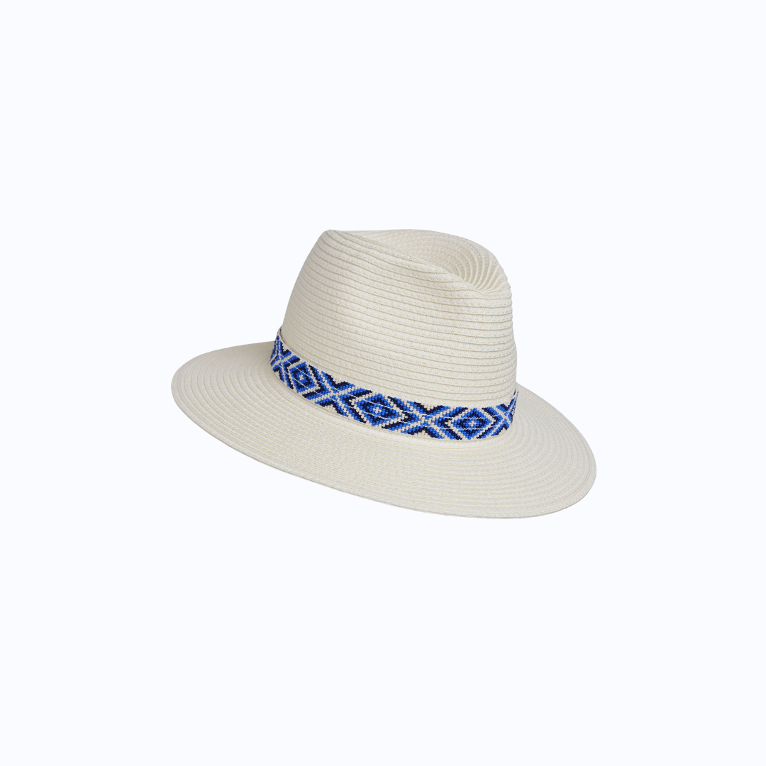 Ivory World Traveller - Navy Beaded Pendeza