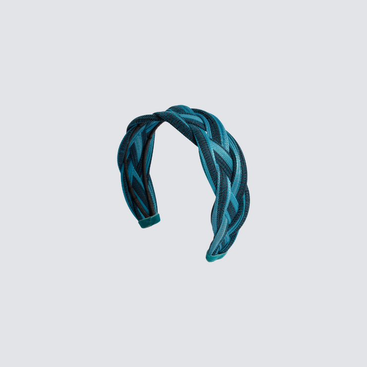 JCM x Cefinn: Toquilla Hairband - Cerulean Sky