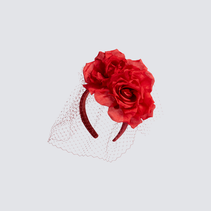 JCM x Cefinn: Viva Hairband - Scarlet