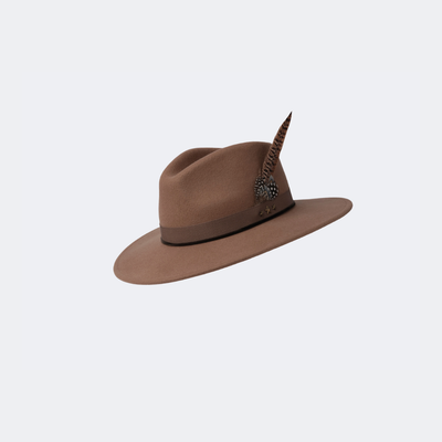 Montana Trilby - Camel 'Rockabilly' with Feather