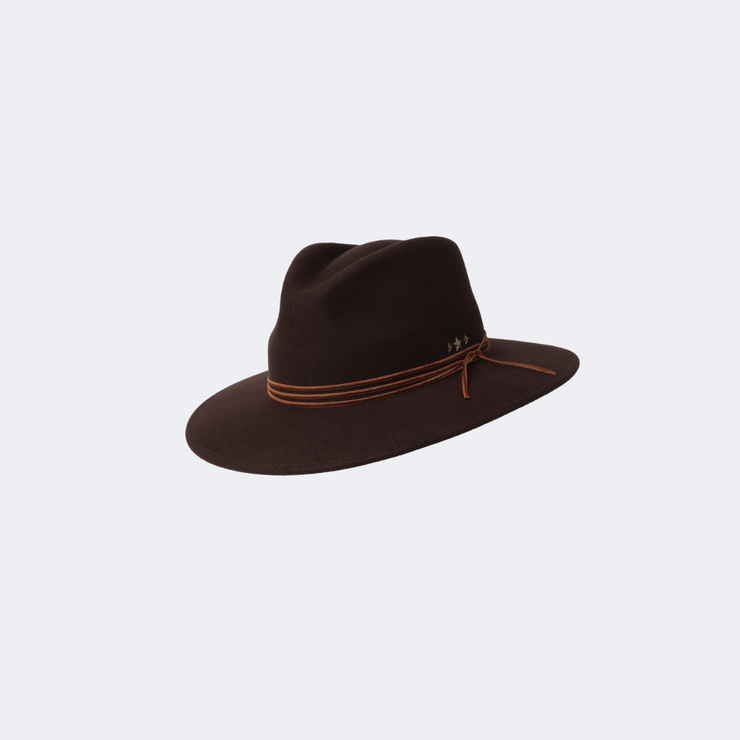 Montana Trilby - Chocolate 'Rockabilly'