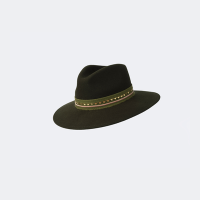 Montana Trilby - Loden 'Fandango' with Star Chain