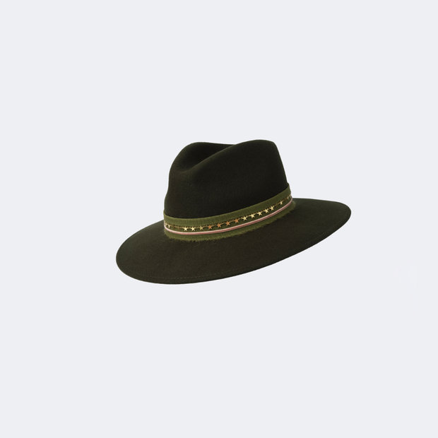 Montana Trilby - Loden 'Fandango' with Star Chain