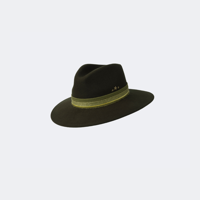 Montana Trilby - Loden 'Honky-tonk' with Star Studs