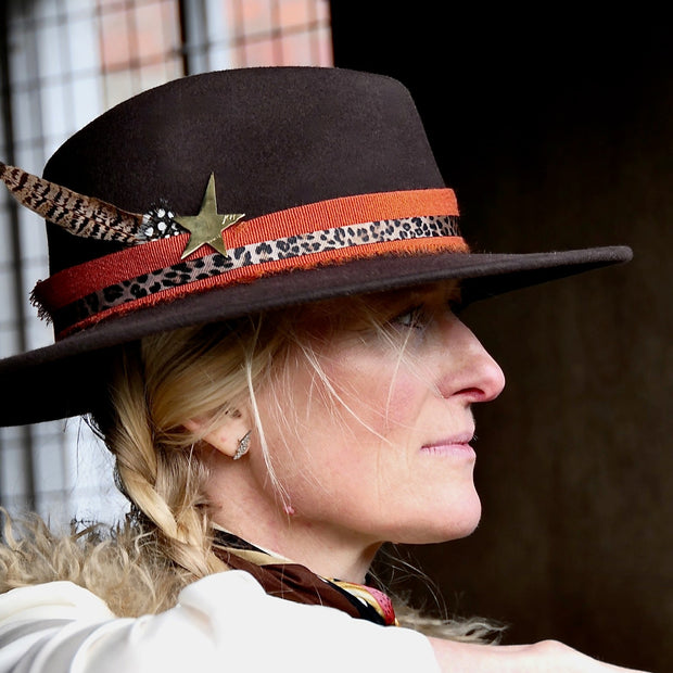 Montana Trilby - Chocolate 'Honky-tonk'