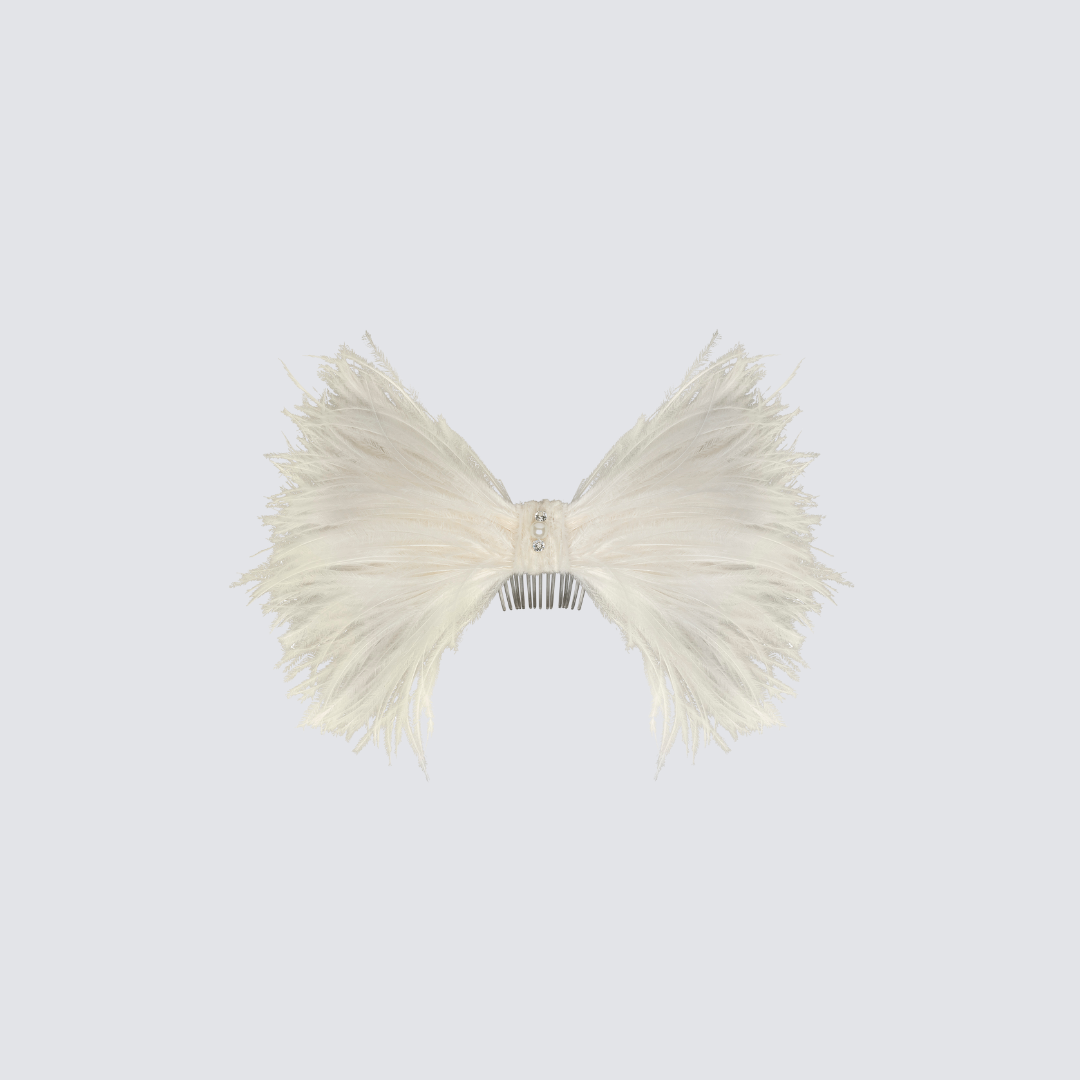 The Phoebe Feather Bow