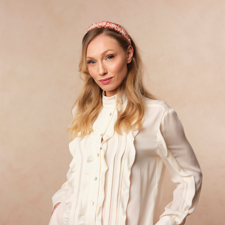 Cece Hairband - Antique Red