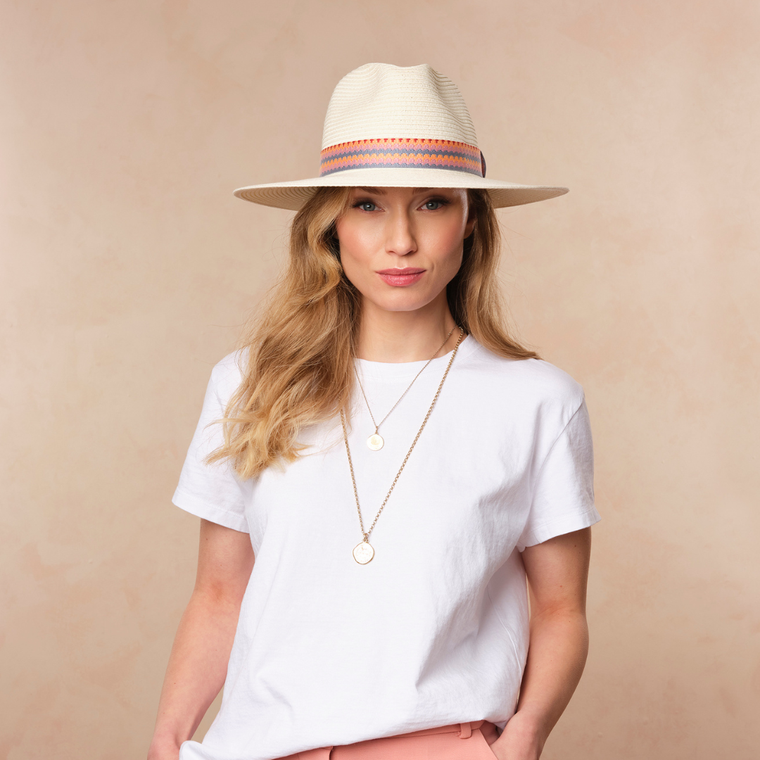 Wide Brim World Traveller - Peachy Wave