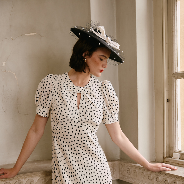 JCM x Cefinn: Rita Boater - Black/White