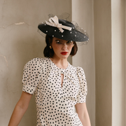 JCM x Cefinn: Rita Boater - Black/White