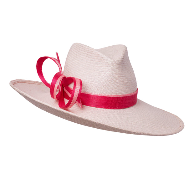 JCM x Cefinn: The Roxanne Hat - Powder Pink