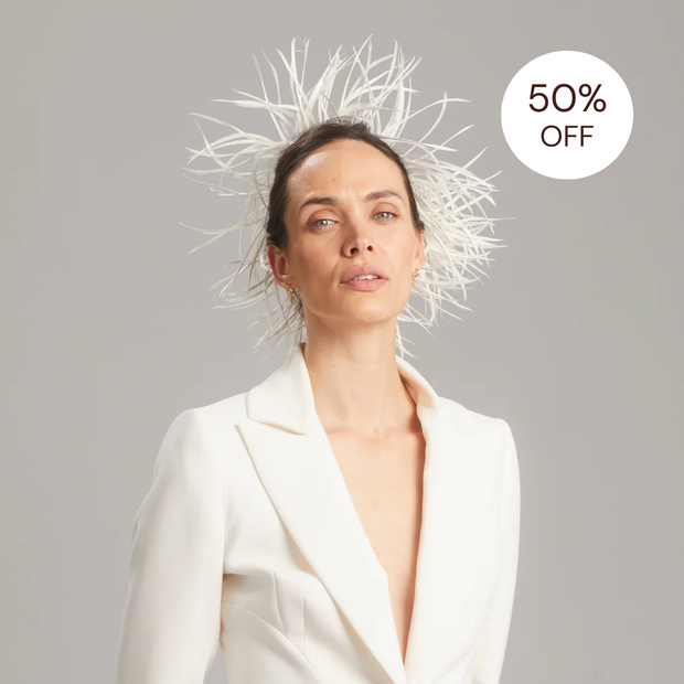 SALE | Birdie Scrunchie - White