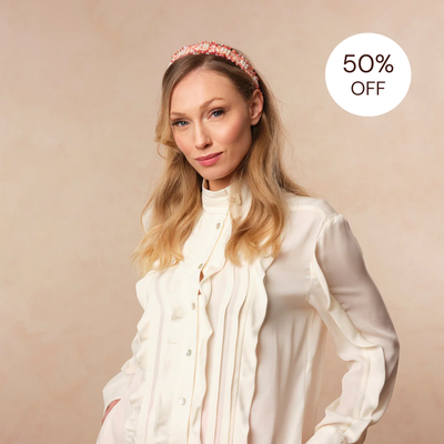 SALE | Cece Hairband - Antique Red