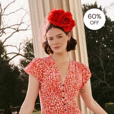 SALE | JCM x Cefinn: Viva Hairband - Scarlet