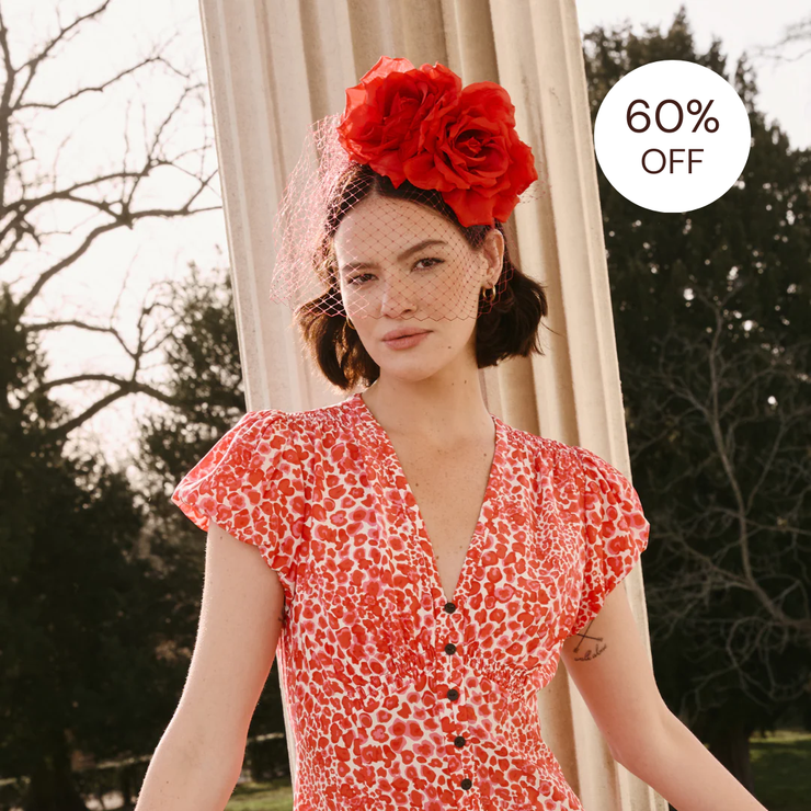 SALE | JCM x Cefinn: Viva Hairband - Scarlet