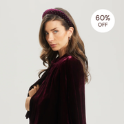 SALE | Elektra Hairband - Berry Sparkle