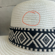 SALE | Ivory World Traveller - Black Geometric [Large]