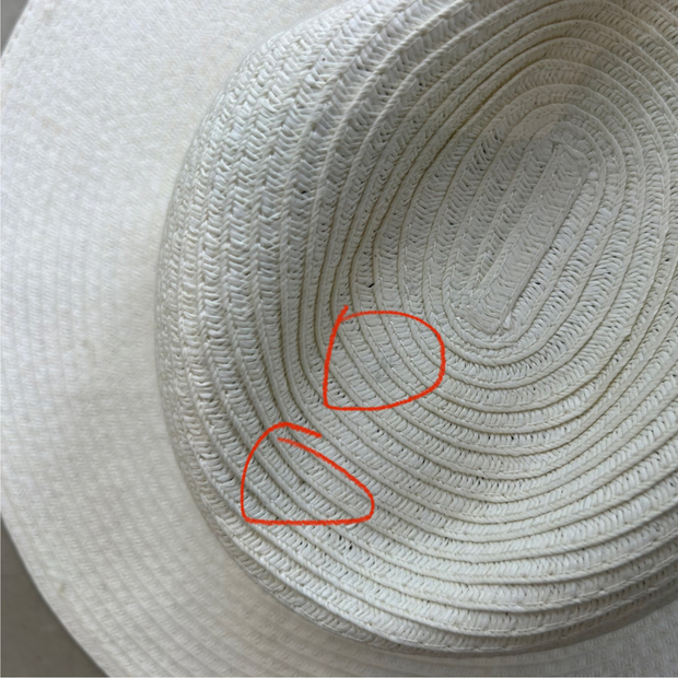 SALE | Wide Brim Ivory World Traveller - Neon Lime [Extra Large]