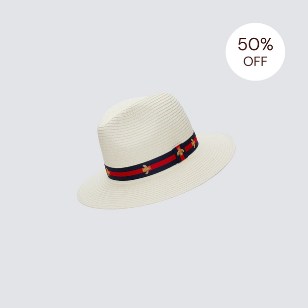 SALE | Ivory World Traveller - Navy/Red Bee [Medium]