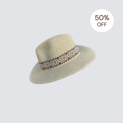 SALE | Natural World Traveller - Brown Geometric [Small]