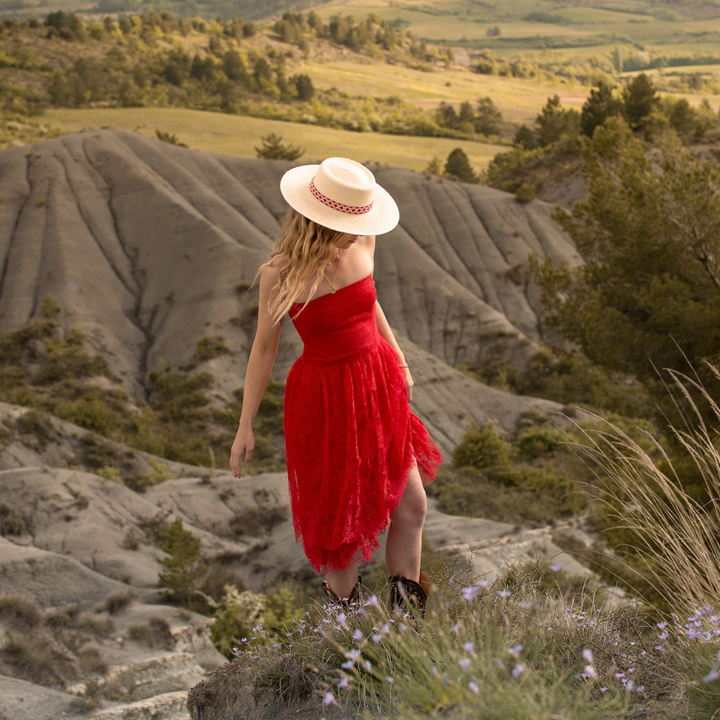 Santa Cruz Chemise - Red Pendeza