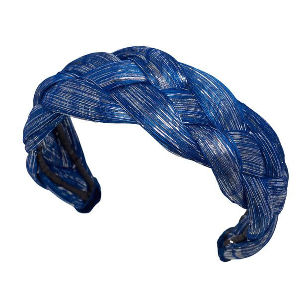 The Toquilla Hairband - Lapis Shimmer
