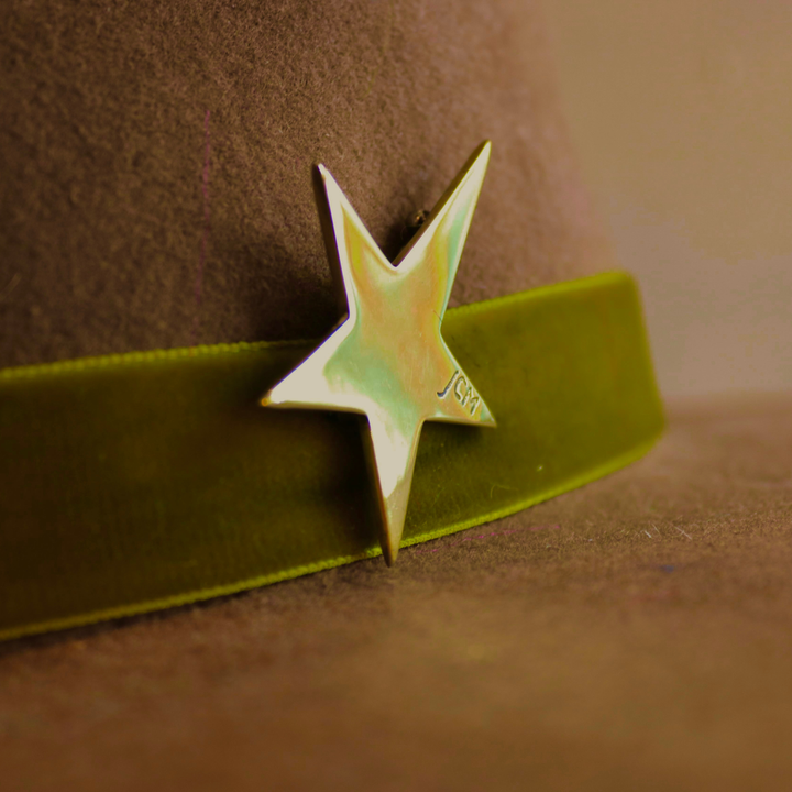 Gold JCM Star Pin