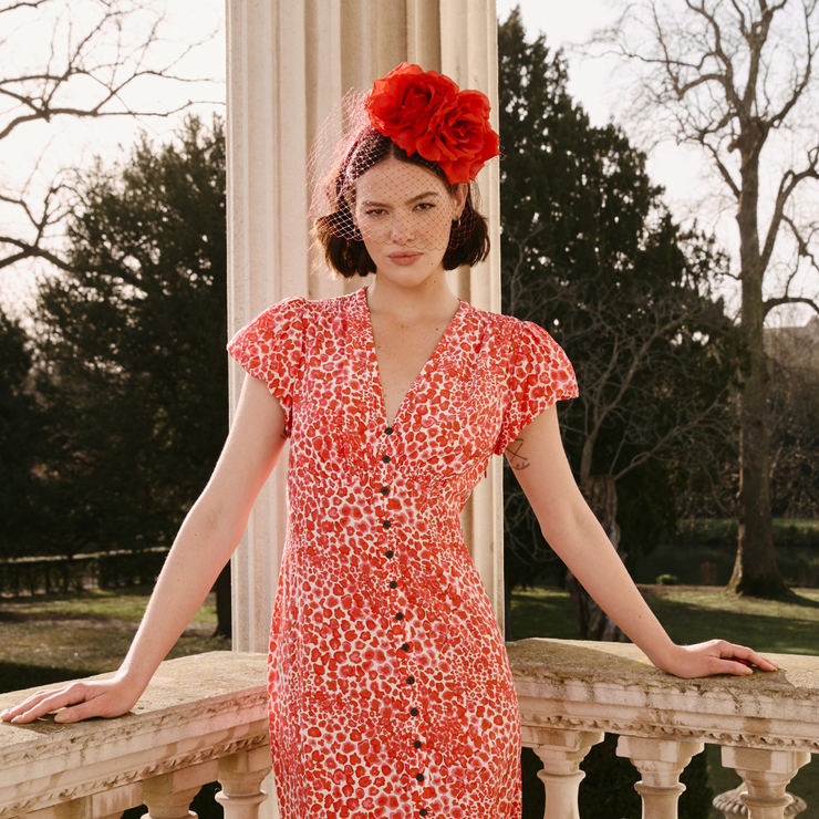 JCM x Cefinn: Viva Hairband - Scarlet