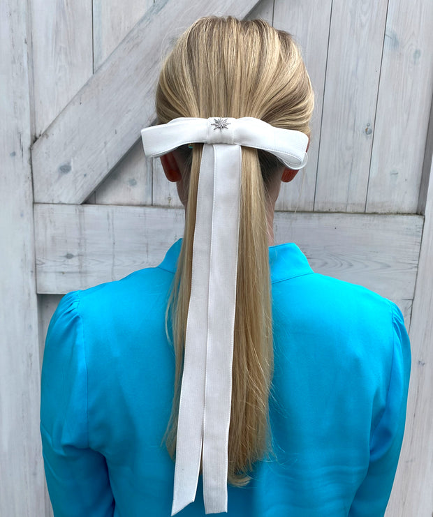 The Verity Tail Bow - Ivory