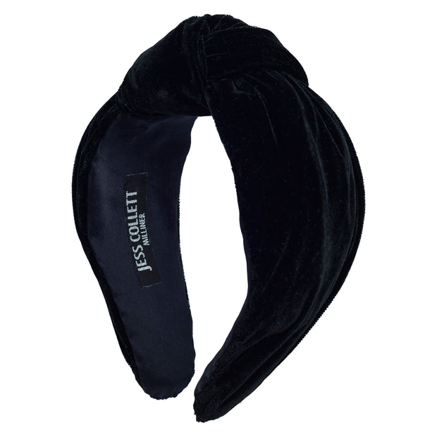 Velvet Turban Band - Black