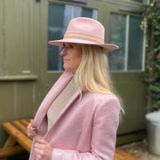 The Goldborne Trilby - Baby Pink with Gaudi Band