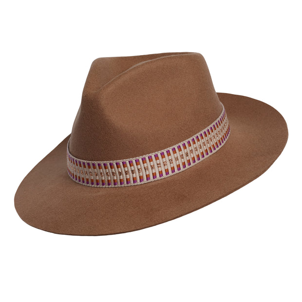 The Golborne Trilby - Camel with Gaudi Band