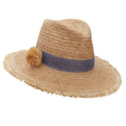 The Raffia World Traveller - Cornflower Blue