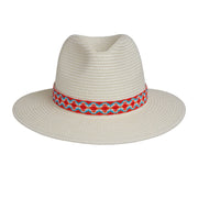 The Pendeza Collection - World Traveller - Ivory with Red/White/Blue Beaded Band