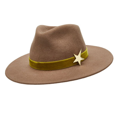 The Hometown Trilby - Mink with velvet band
