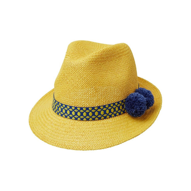 Toquilla Blaze Panama  - Yellow/blue