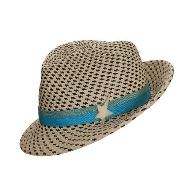 The Jackson Panama Trilby - Chequered